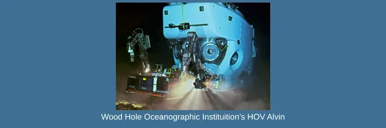 WHOI's HOV Alvin on the ocean floor