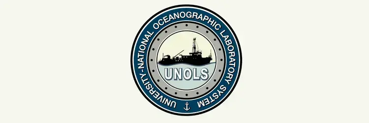 UNOLS round logo on yellow background