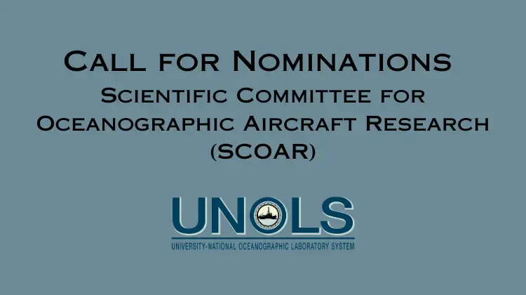SCOAR Call for Nominations