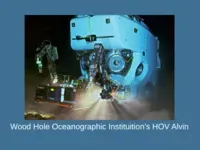 WHOI's HOV Alvin on the ocean floor