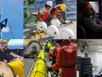 Research Vessel Technicians Hard at Work