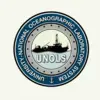 UNOLS round logo on yellow background